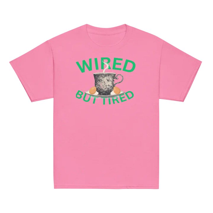 Wired But Tired Youth T Shirt product image (26)