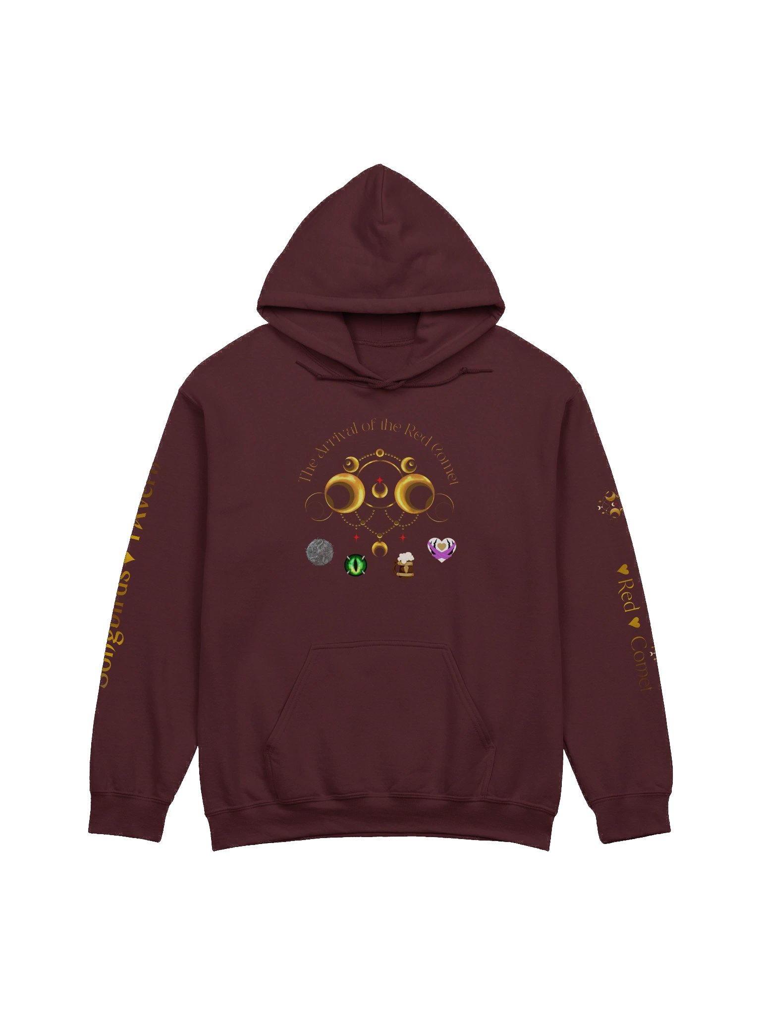 Red Comet Coffin Hoodie product image (2)