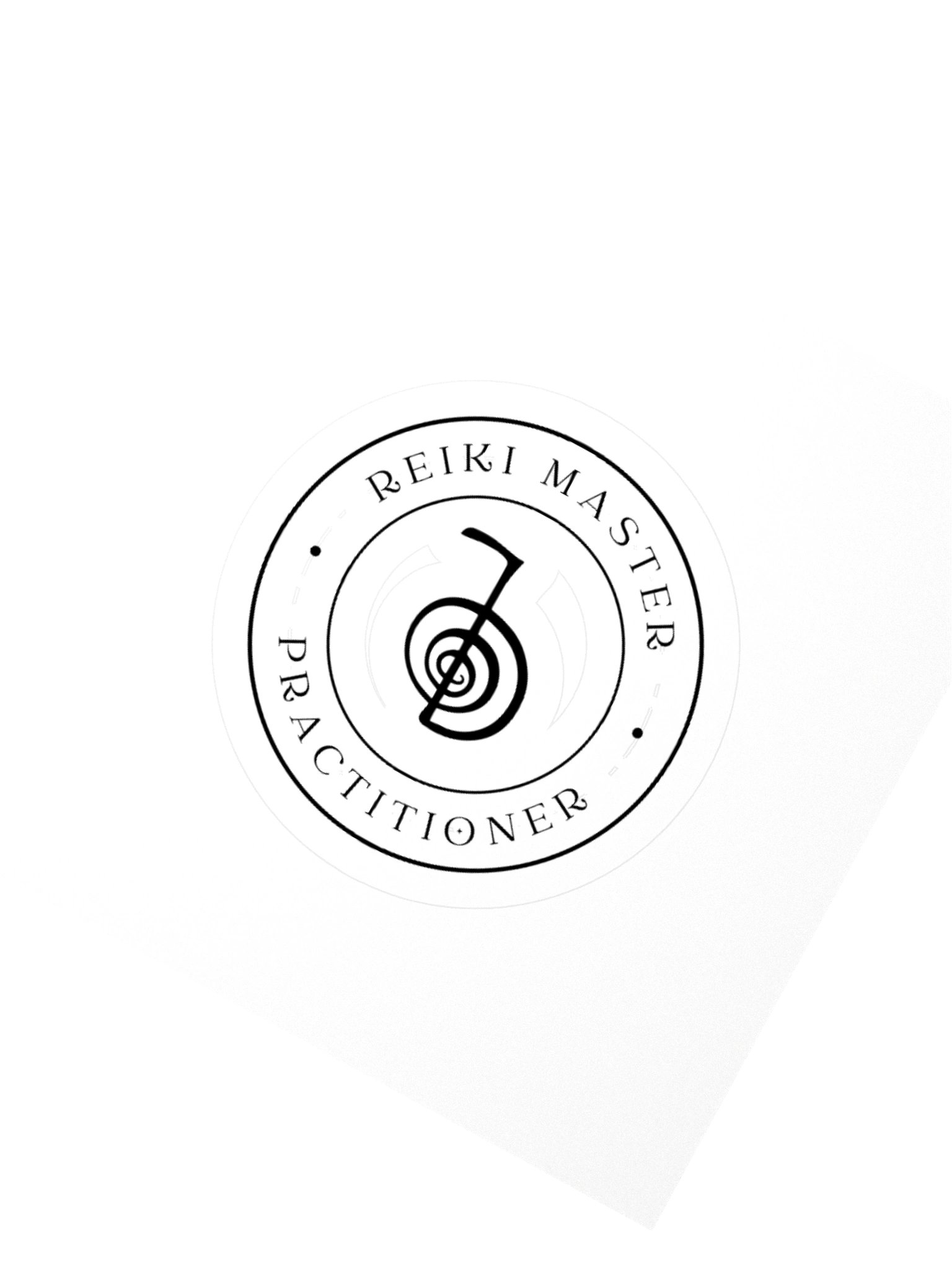 Reiki Master Practitioner-Cho Ku Rei in Circle-Black product image (2)