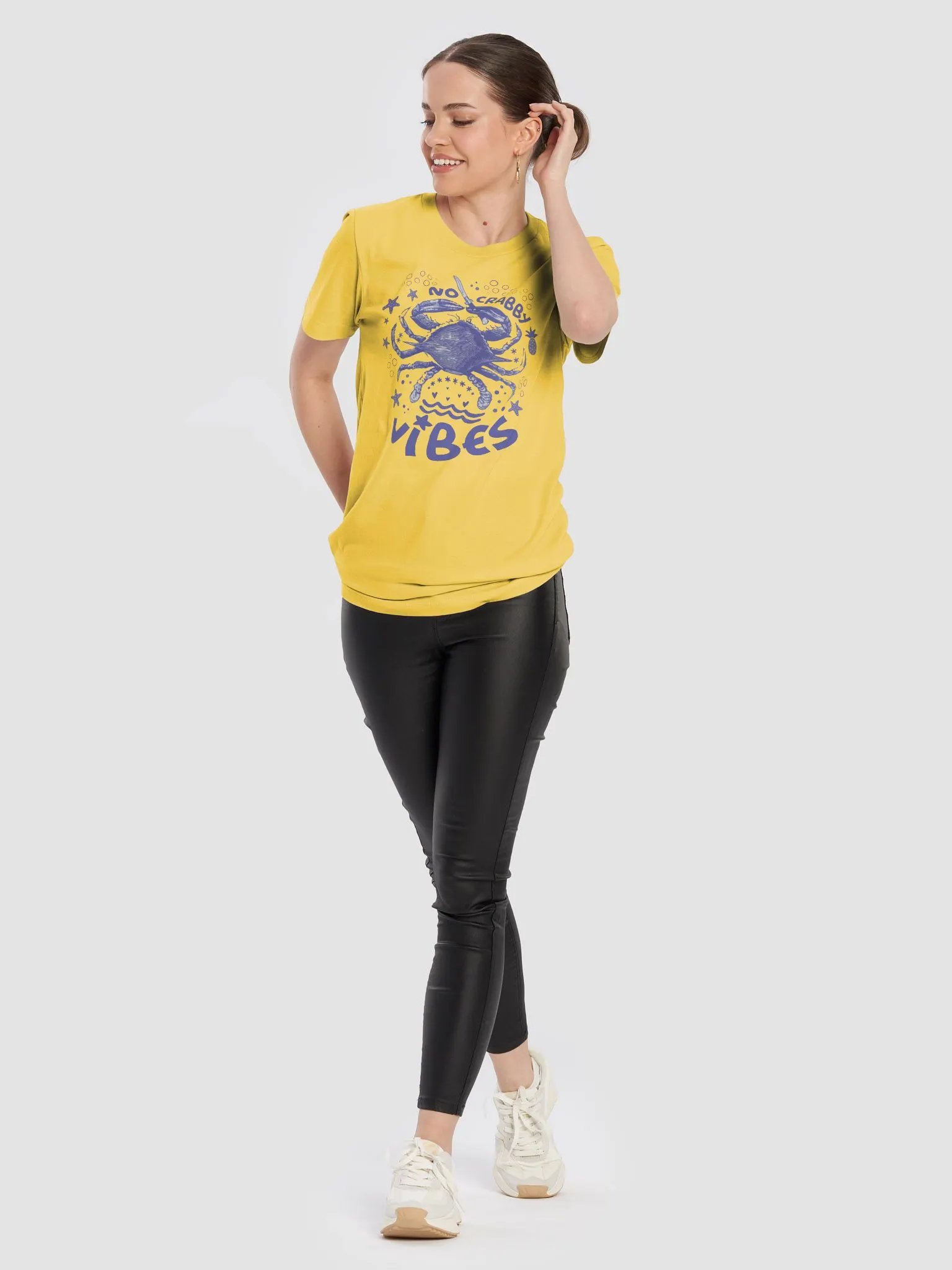 No Crabby Vibes Premium T-shirt product image (90)