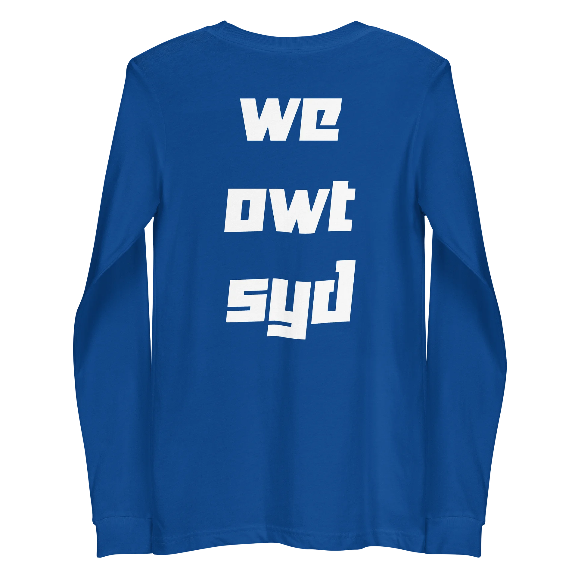 WeOwtsyd Premium Long Sleeve T-Shirt - Royal Blue product image (6)