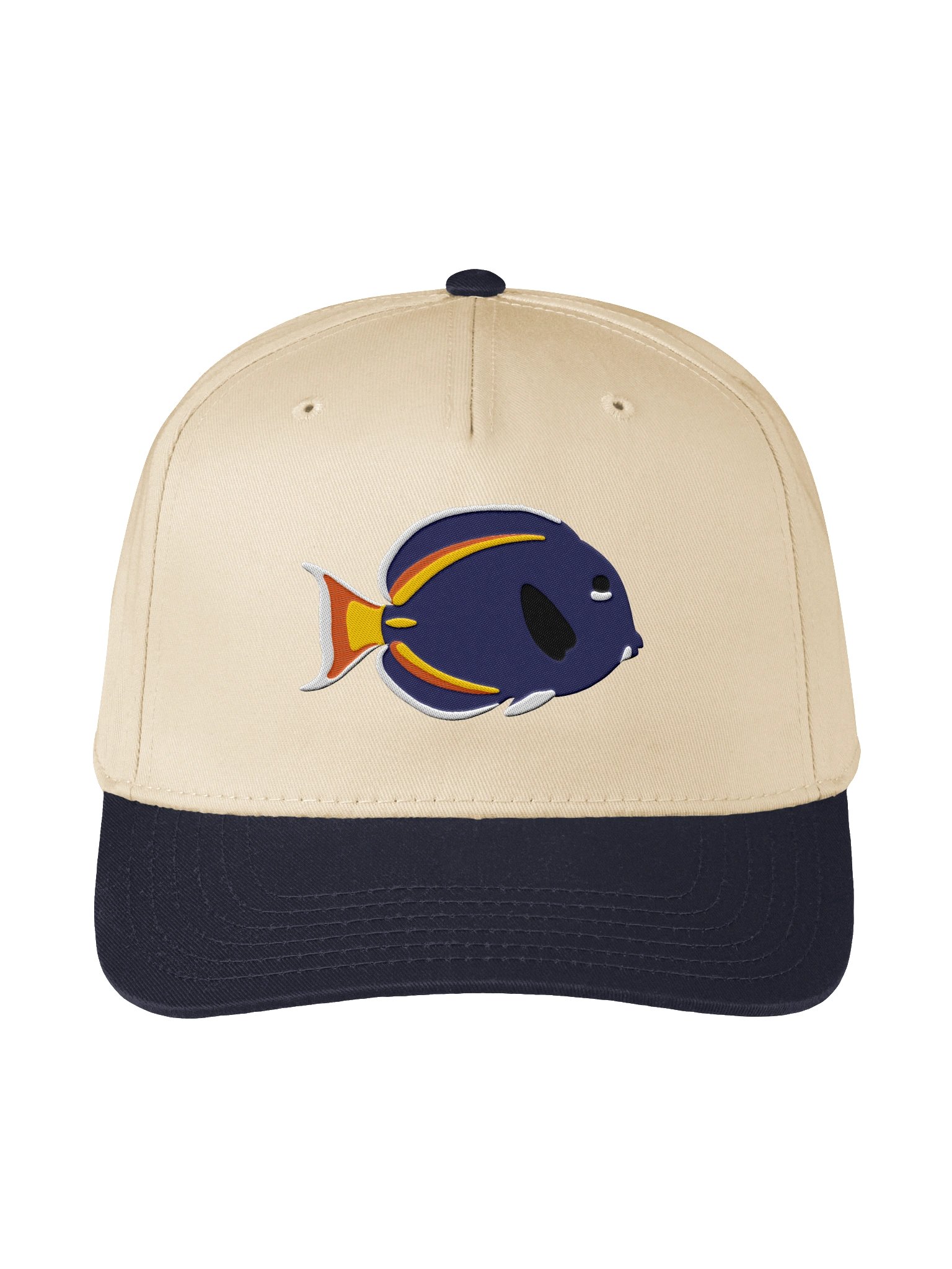 Hybrid Gold-Rim Tang Embroidered Baseball Cap | Reef Fish Hat for Saltwater Aquarium Lovers product image (9)