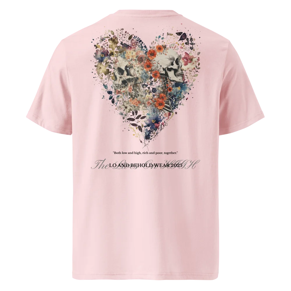 The Lives On HIGH | The Bloody Heart X Skeleton | UNISEX Tee | Black product image (5)