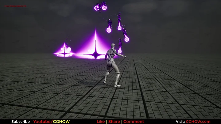 Arcane Projectile in Unreal Engine 5 Niagara product image (1)