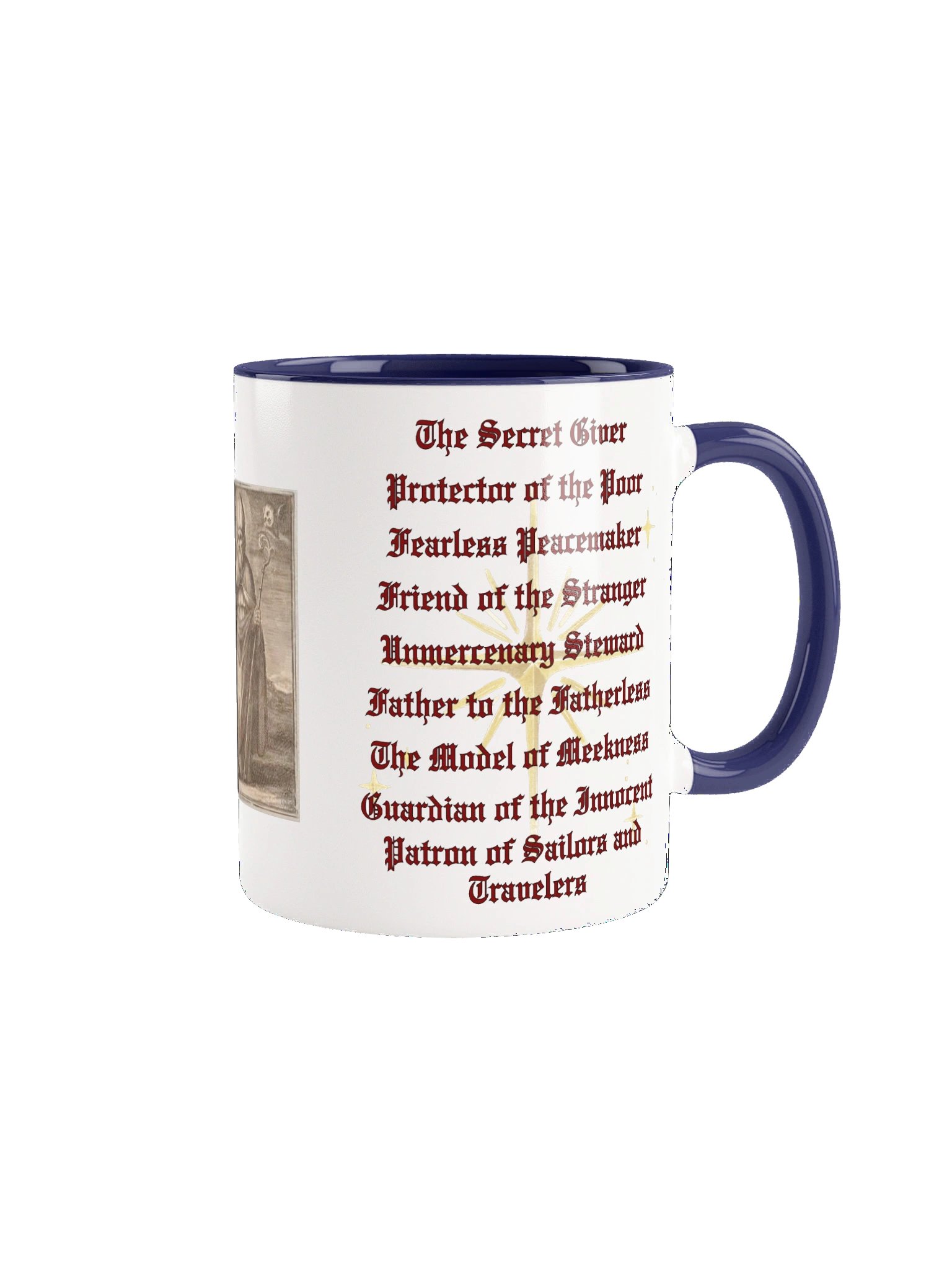 Saint Nicholas Ceramic Mug with Color Inside product image (1)