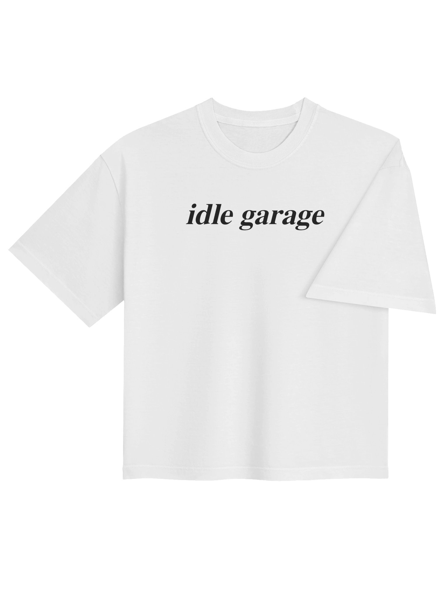 IDLE GARAGE Women's Heavyweight Boxy T-Shirt product image (4)