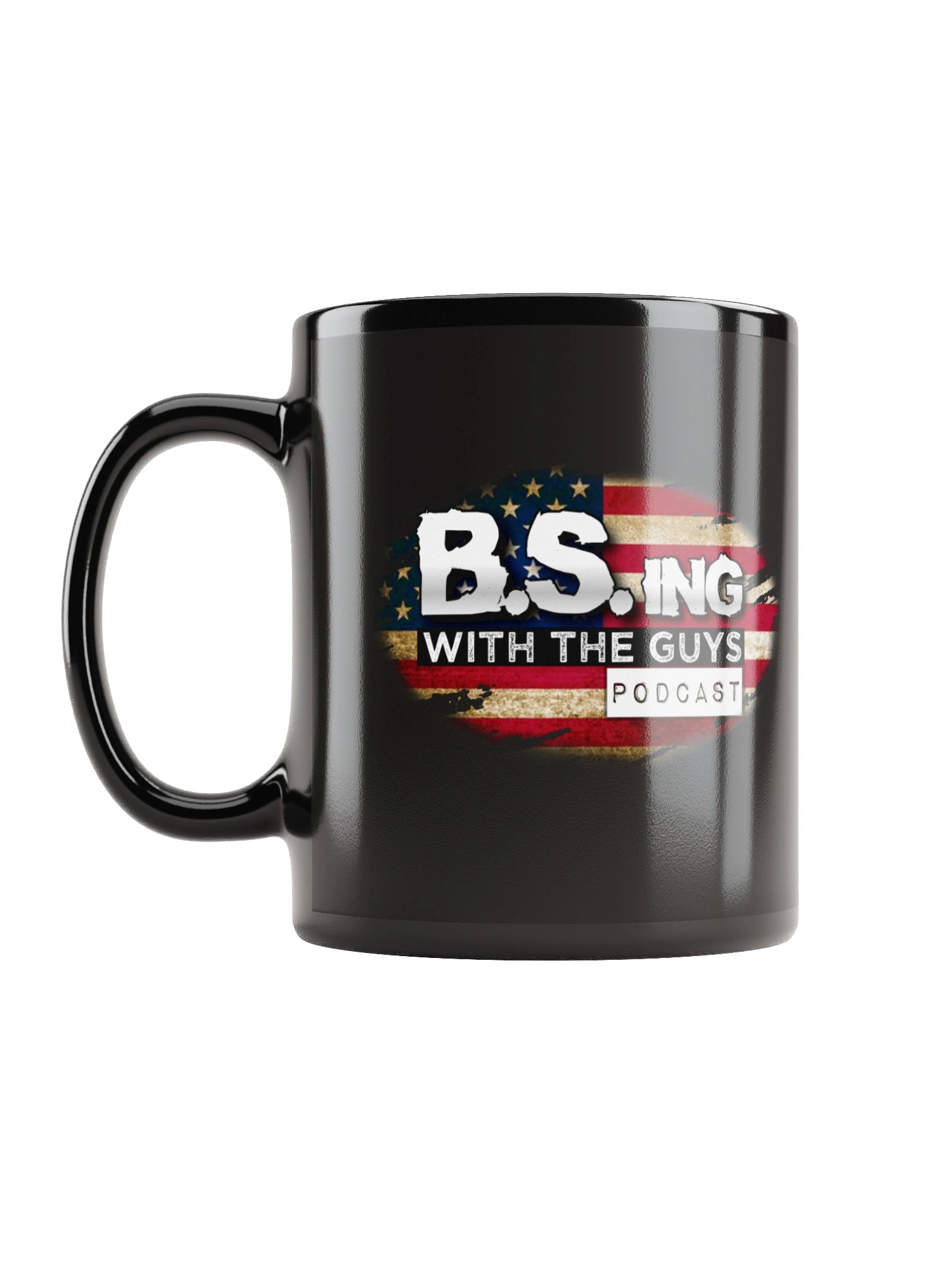 B.S.ing With The Guys black Merica coffee mug product image (3)