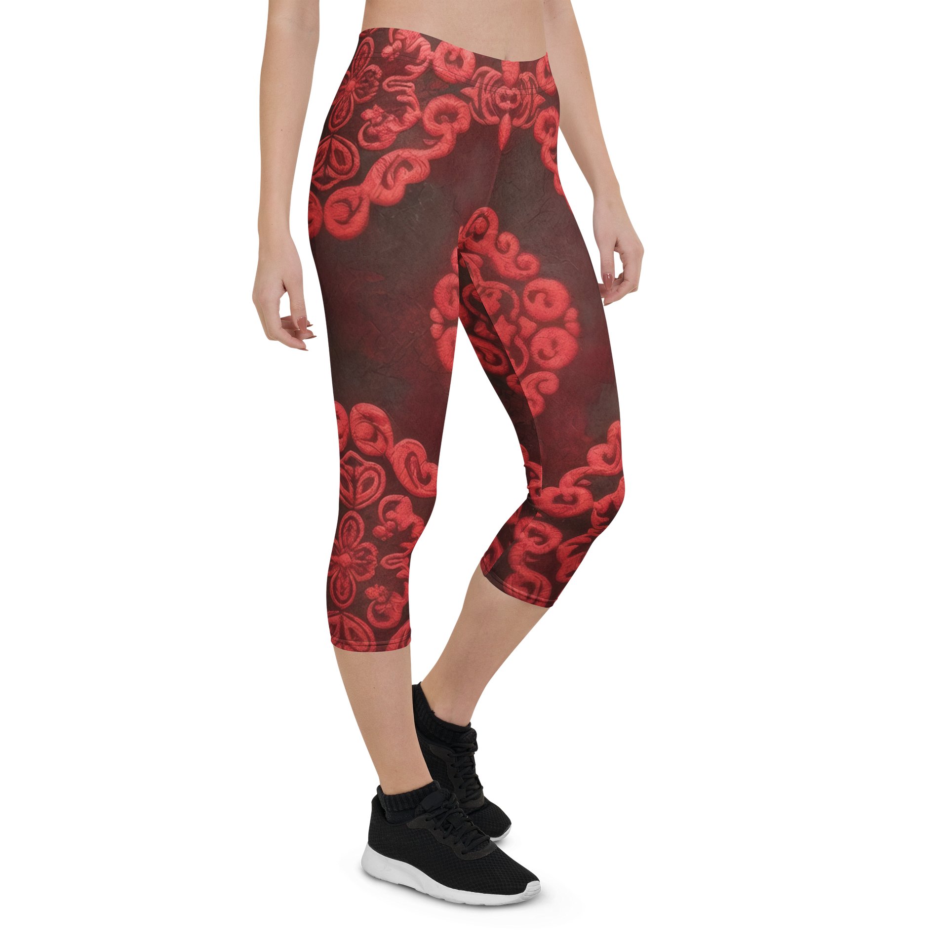Damask Dreams Capri Leggings product image (7)