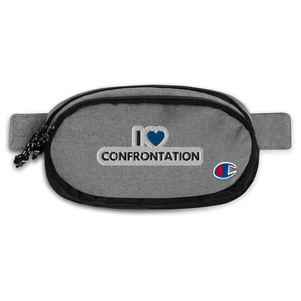 I <3 Confrontation (royal bubble design) champion fanny pack product image (1)