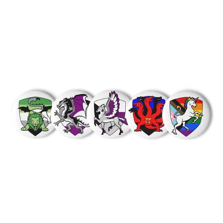 Pride Heraldry Pins: the Romantic Collection product image (1)