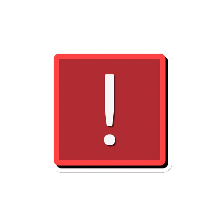 STFC Exclamation Pip Magnet product image (2)