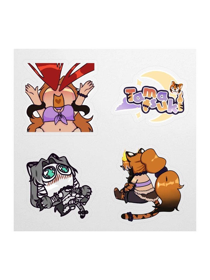 Chibi + Logo Sticker Sheet product image (3)