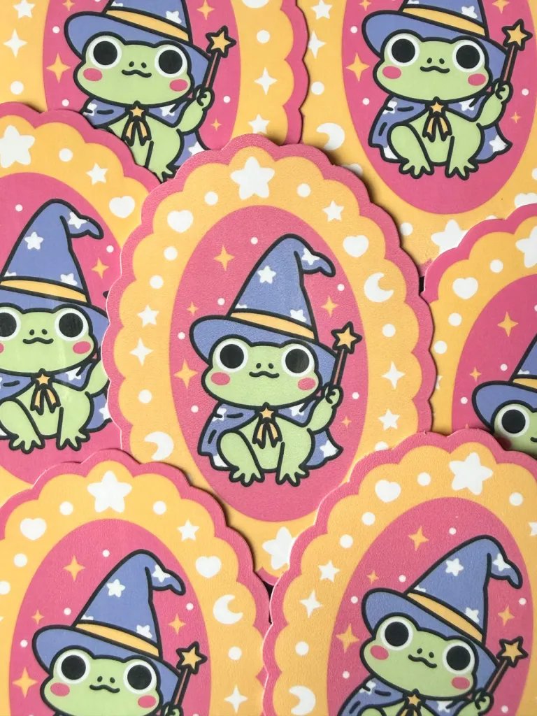 Frog Wizard Sticker product image (4)