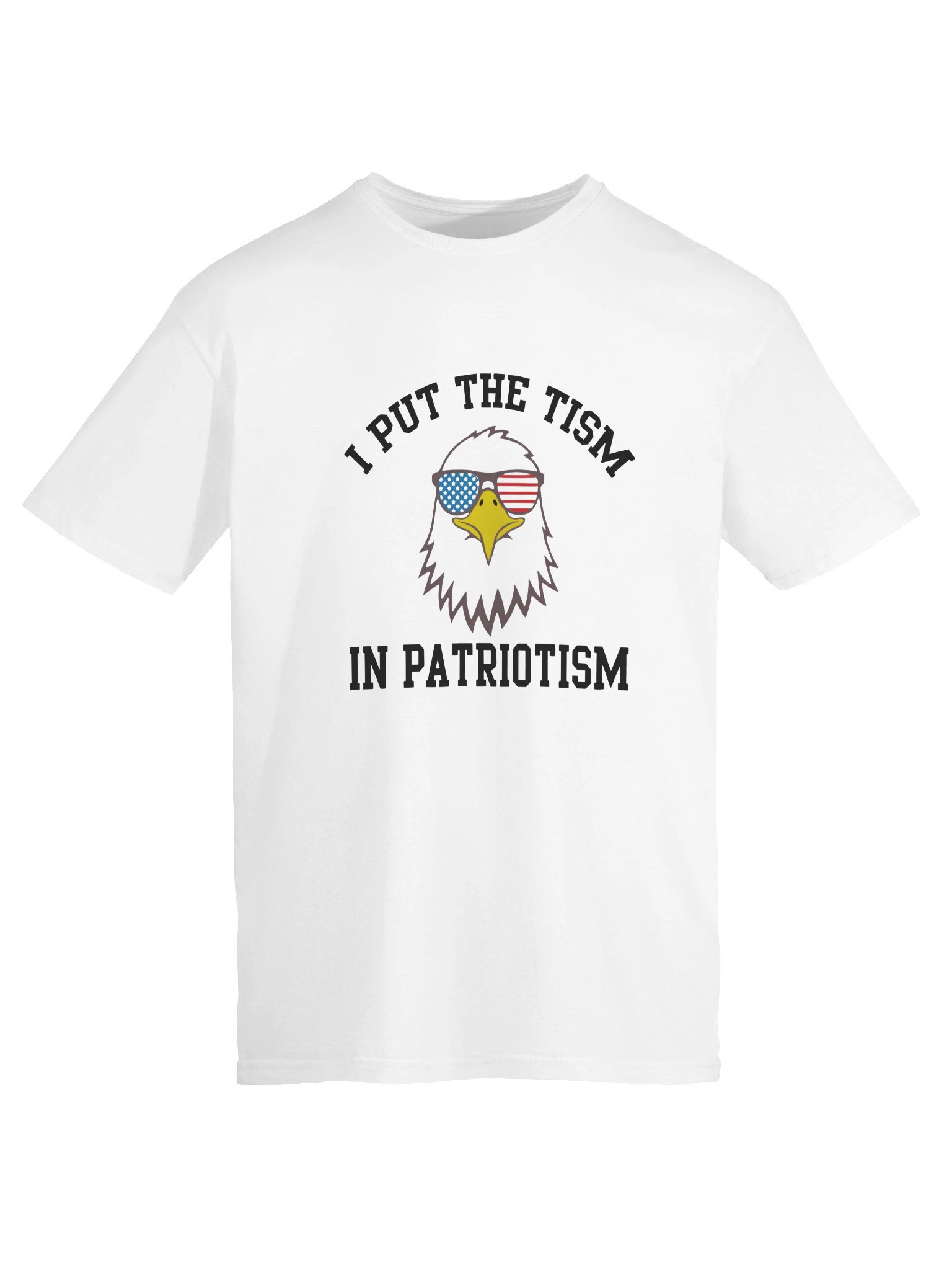 I Put The Tism In Patriotism Eagle Shirt product image (1)