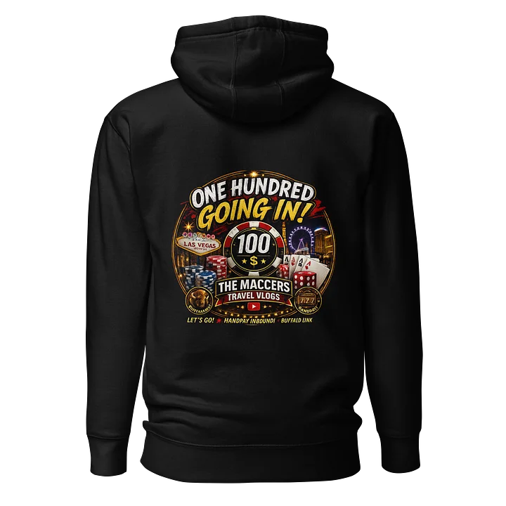 Maccers Travel Vlogs MTV Gold Logo Unisex Hoodie product image (2)