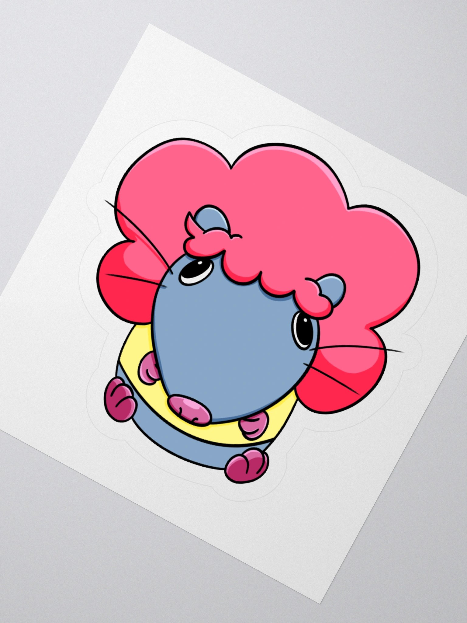 CHEESY RAT STICKER #1 product image (8)