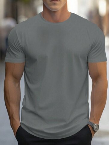 American T-shirt Printing Retro Short Sleeve Men product image (4)
