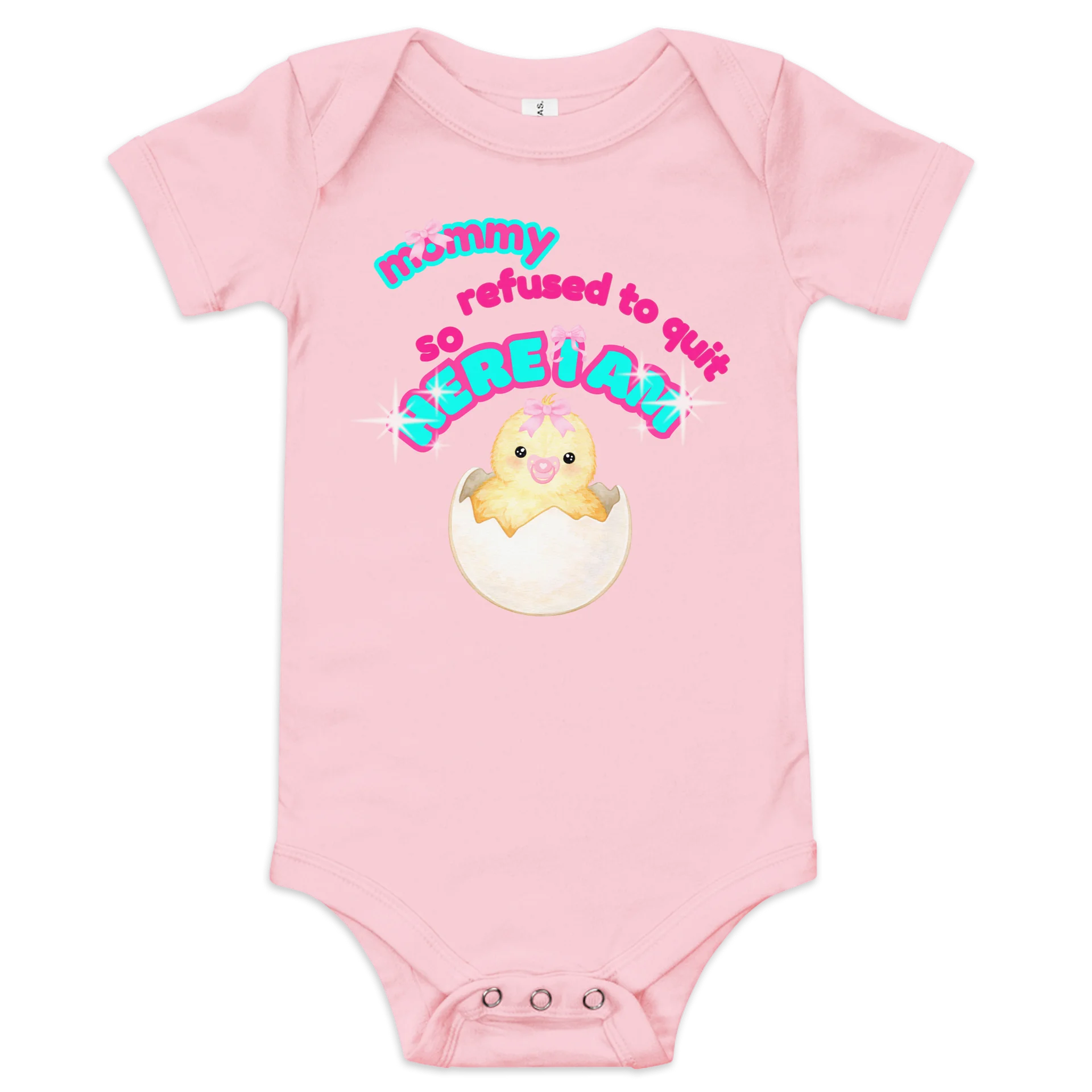 mommy refused to quit so HERE I AM🩷Super Soft🪽Onesie🩷 product image (2)