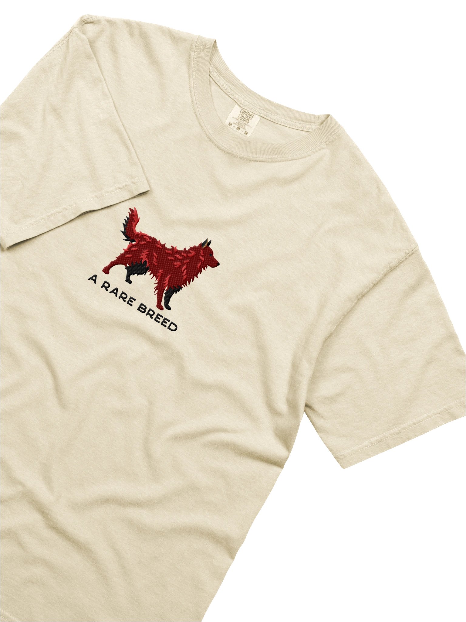 A Rare Breed T-Shirt(Embroidered) of a Hungarian Mudi(Red) product image (8)