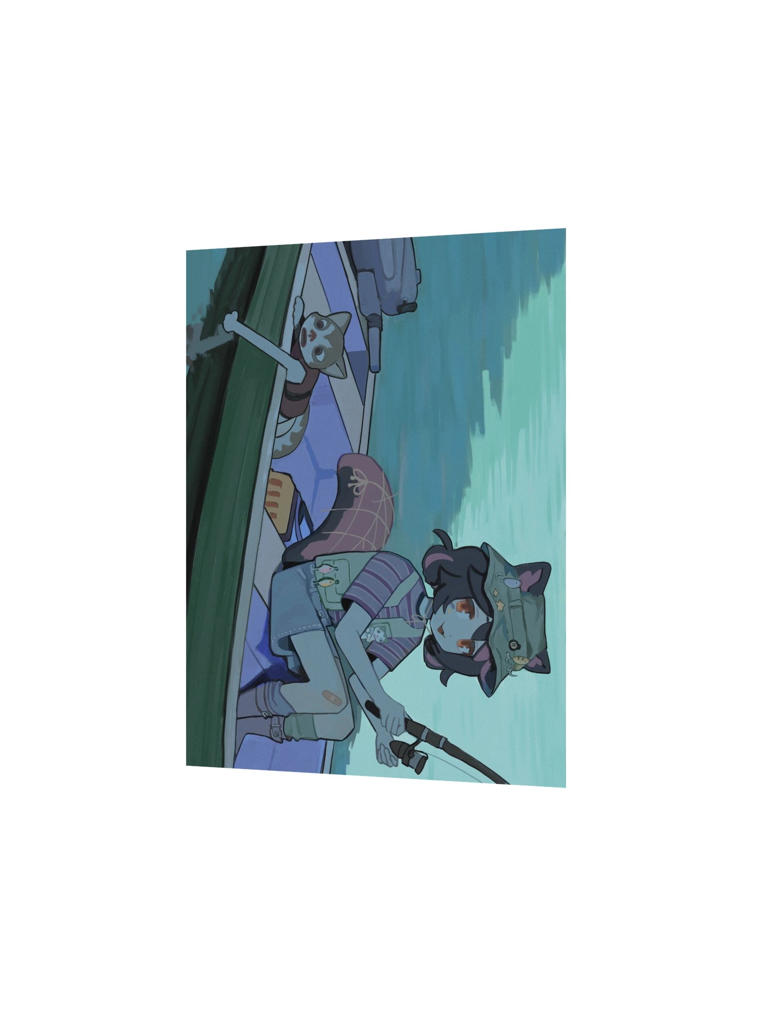Fishin' art print product image (8)