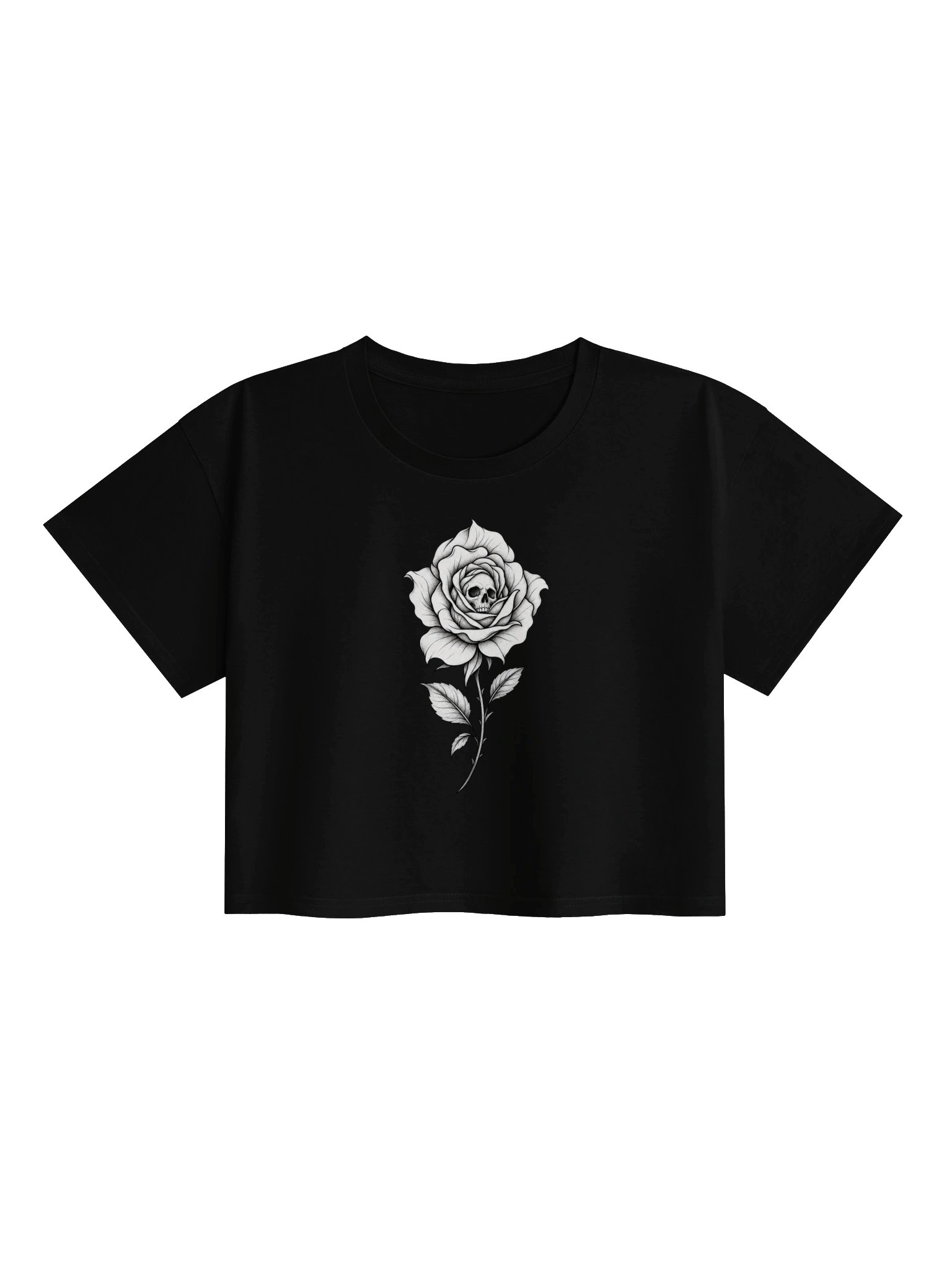 Skeleton Rose - Crop Top product image (6)