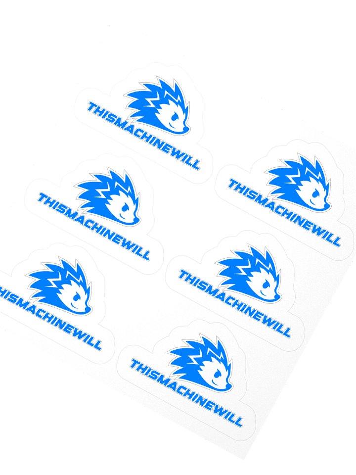 thismachinewill Stickers (6 Same Sizes) product image (2)