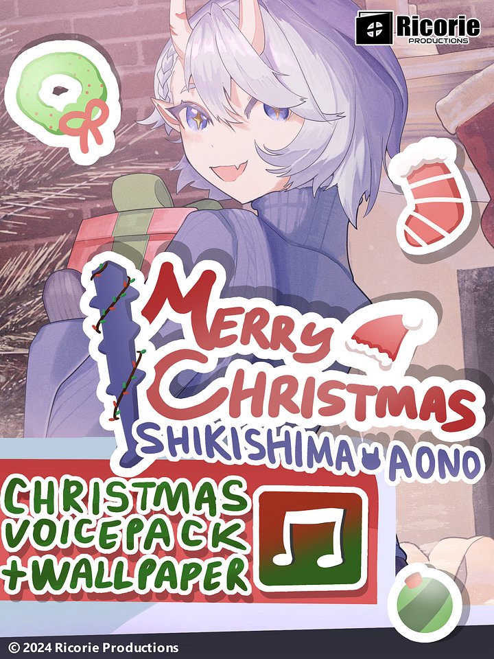 Shikishima Aono Christmas 2024 Voicepack product image (1)