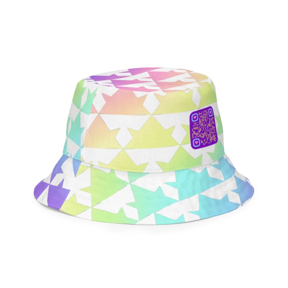 Rainbow Reversible Bucket Hat product image (4)