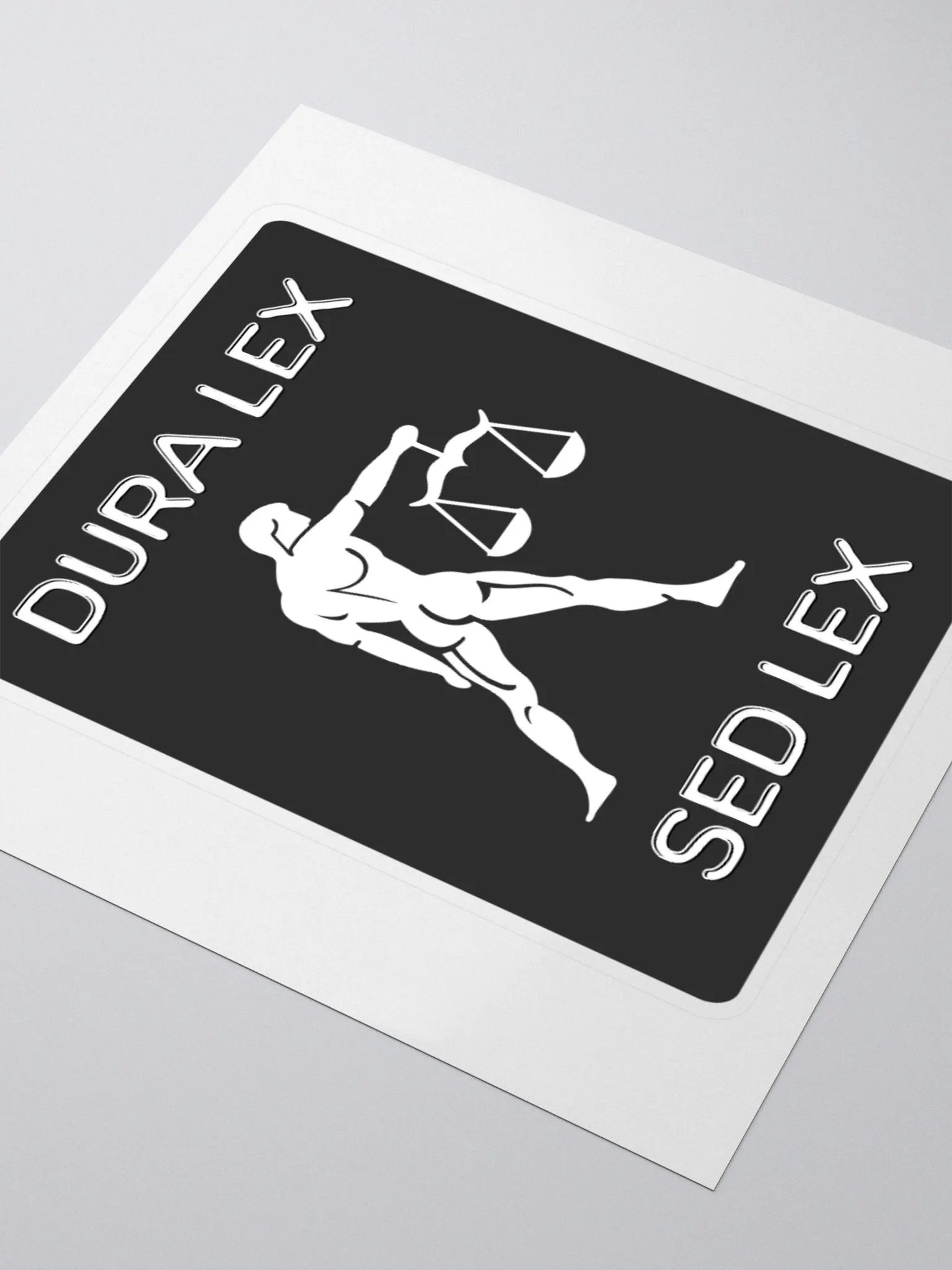 Dura Lex Sed Lex Sticker product image (3)