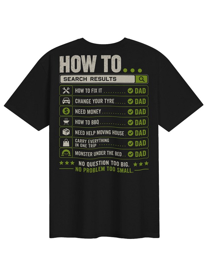 #1 Dad Top Rated T-Shirt product image (2)