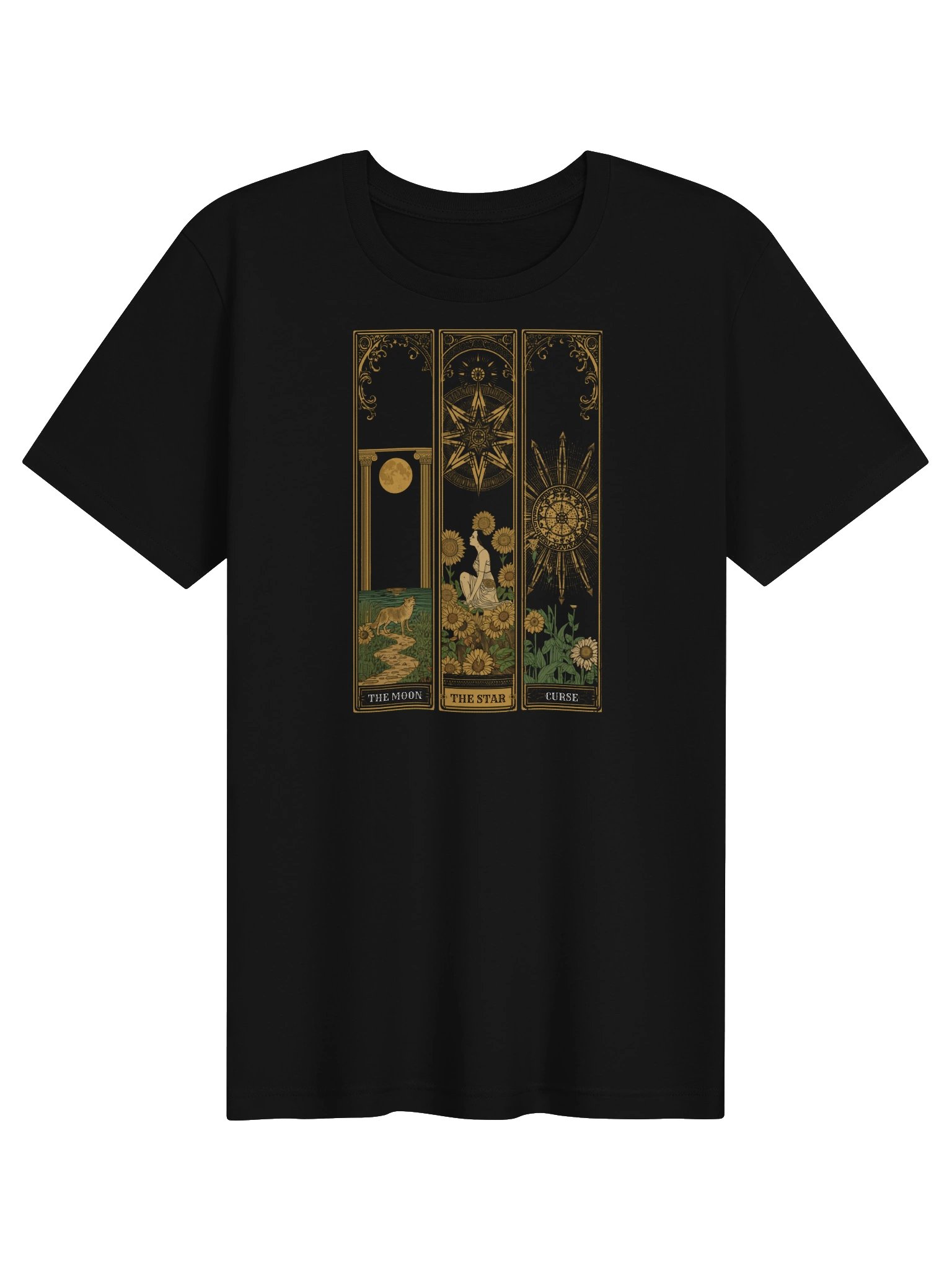 Tarot Trio: Moon, Star & Curse Tee product image (2)