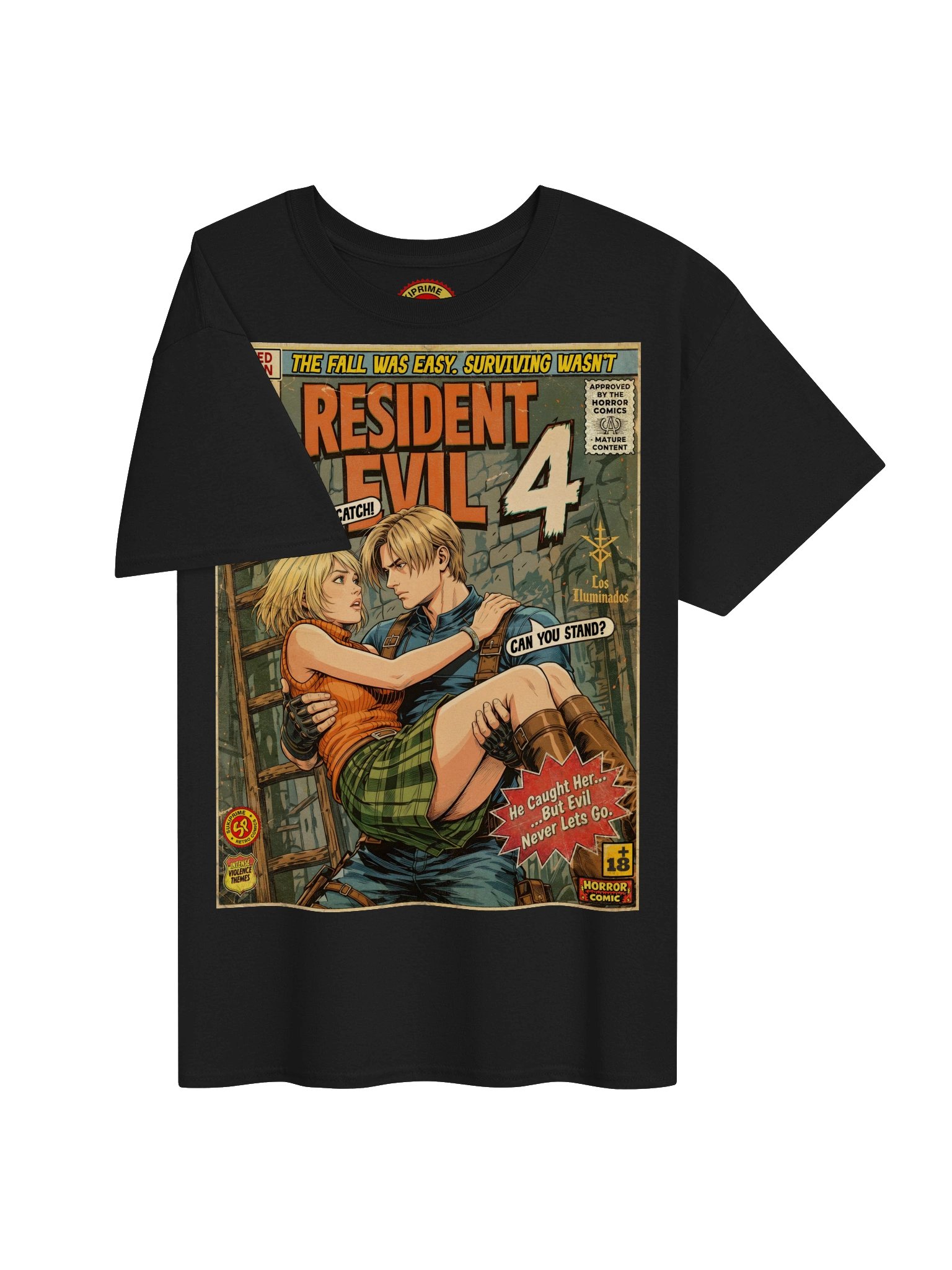 Ashley & Leon Comic Art Gaming T-Shirt product image (3)