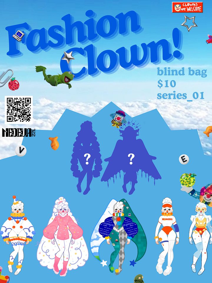 Fashion Clown Blind bag charms product image (1)