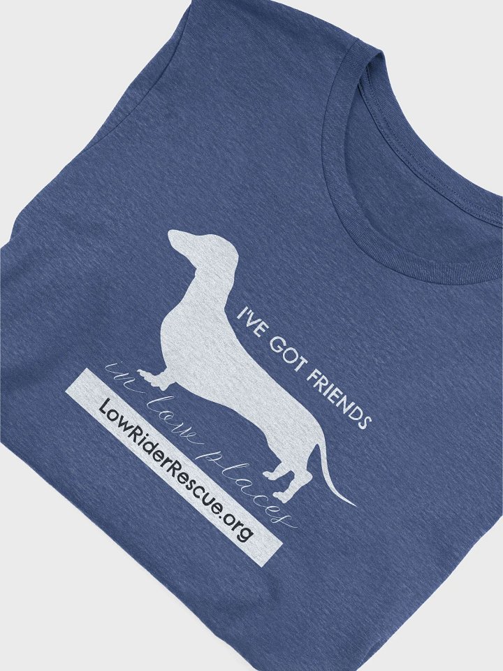 Unisex Dachshund "Friends in Low Places" T-shirt product image (2)