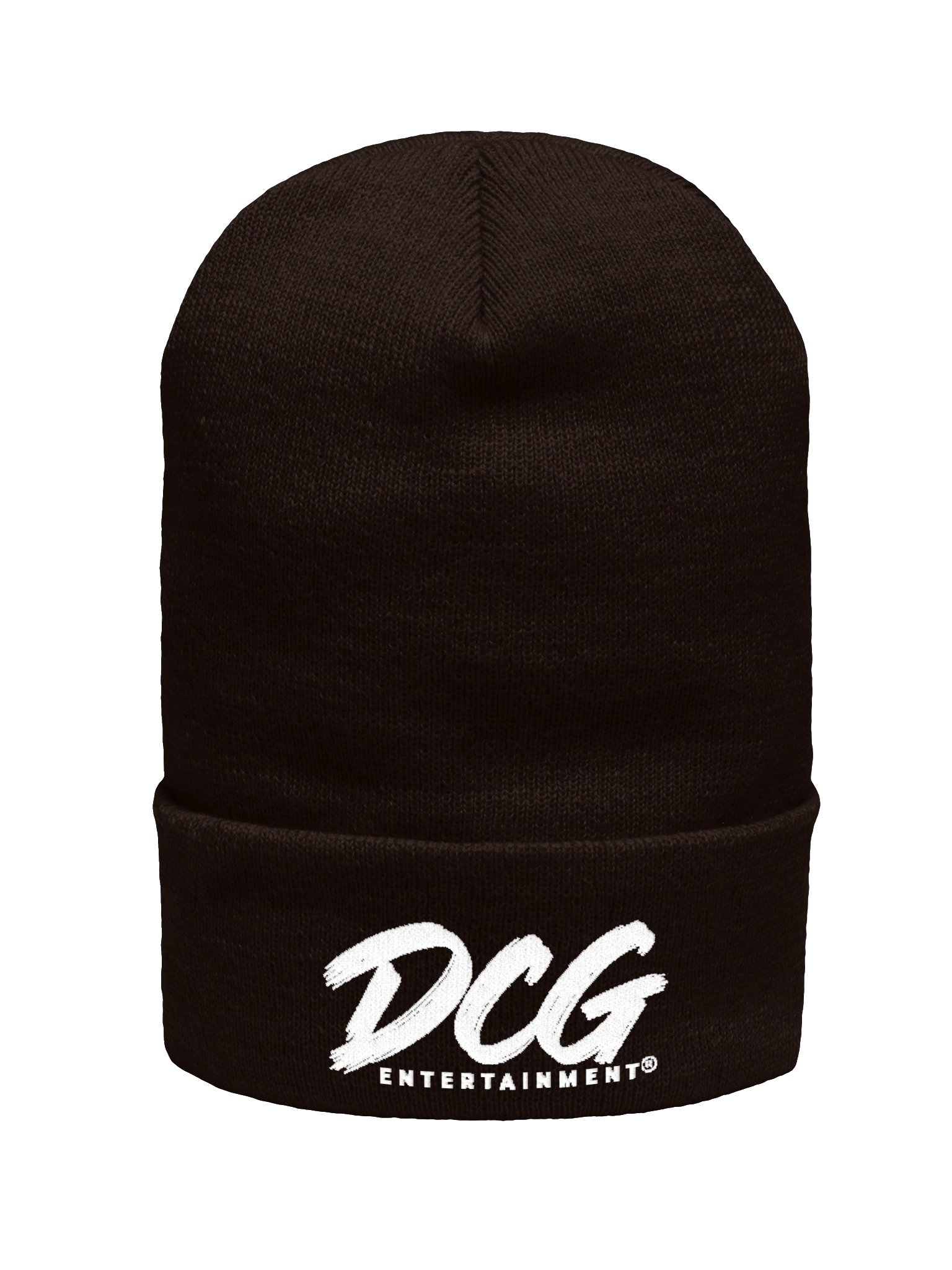 DCG Signature Cuffed Beanie – Embroidered White Logo product image (1)