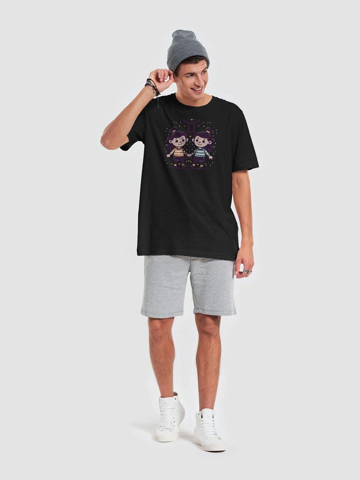 Gemini Zodiac Unisex T-Shirt - Playful Twins Design, Astrology Gift product image (2)