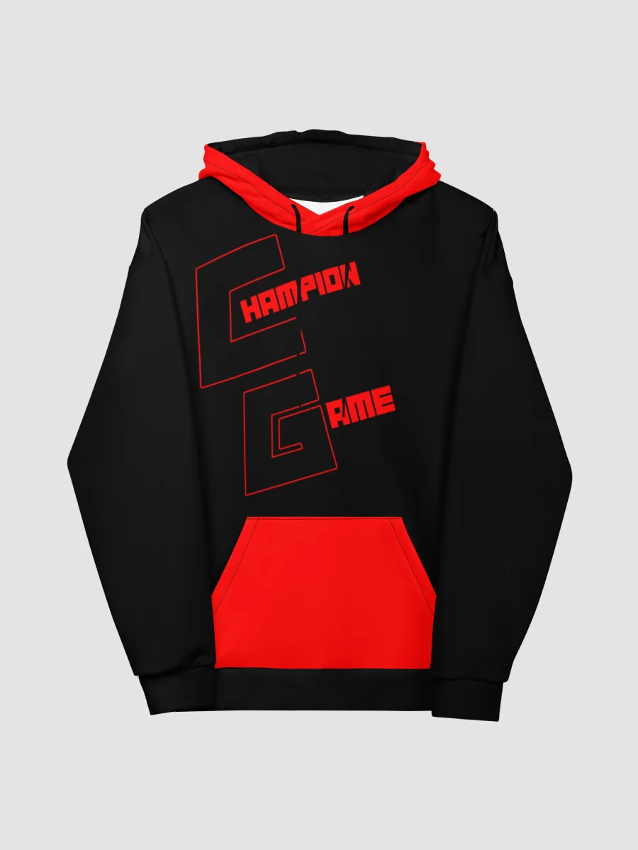Black Red Champion Game Hoodie product image (1)