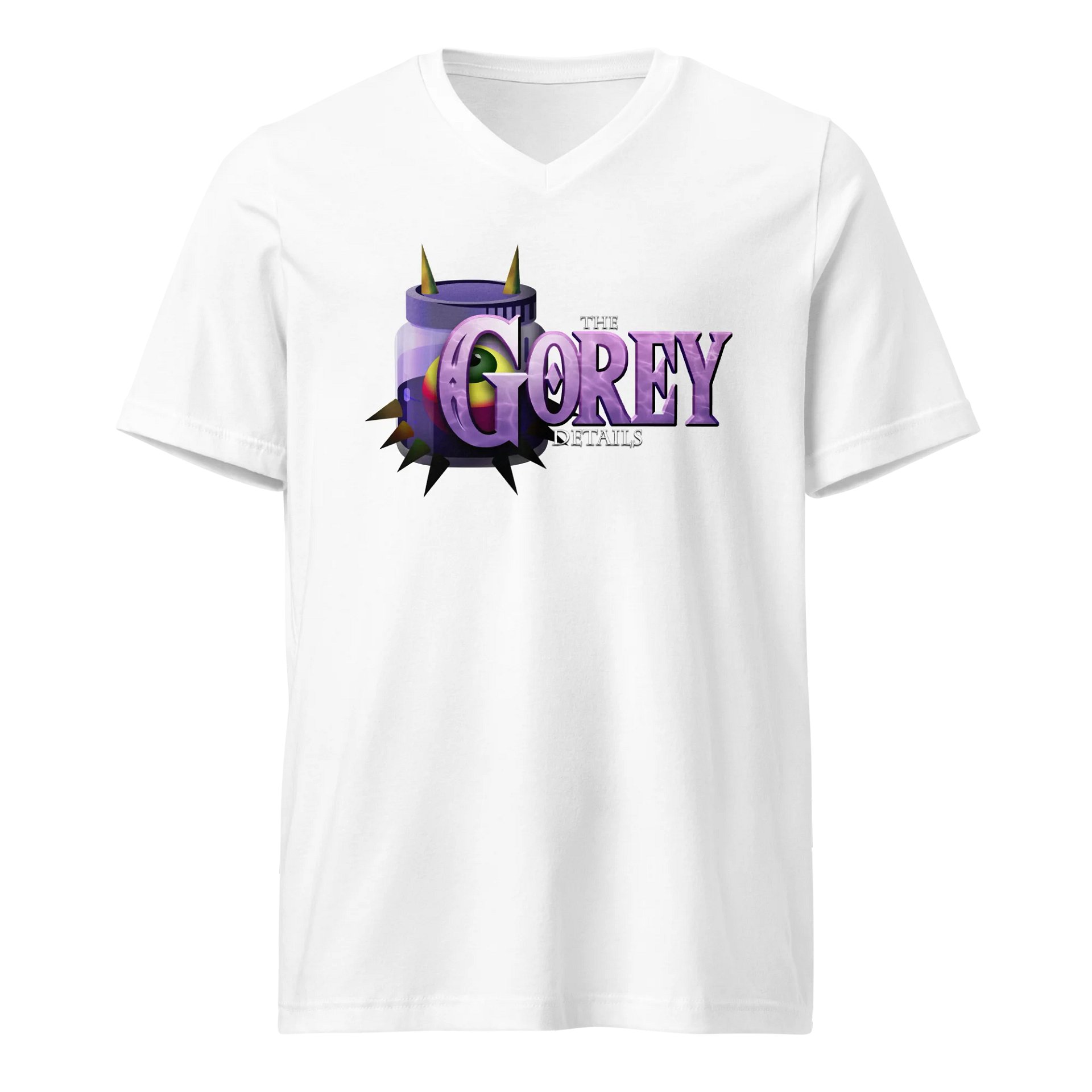 You’ve met with a terrible fate, haven’t you? - Bella+Canvas Short Sleeve V-Neck Jersey T-Shirt product image (7)