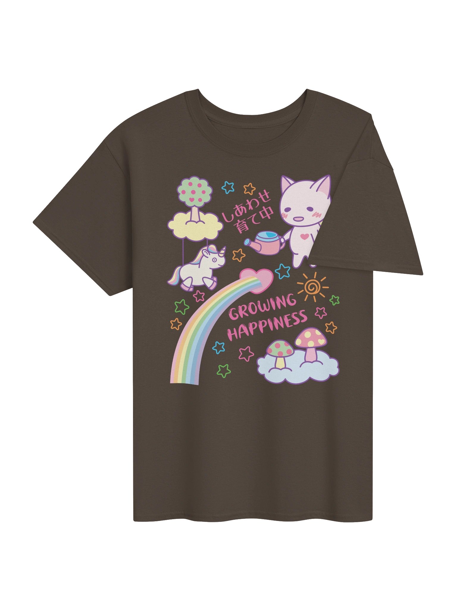 Happy Butterfly Cat - Unisex Adult Heavyweight T-shirt product image (3)