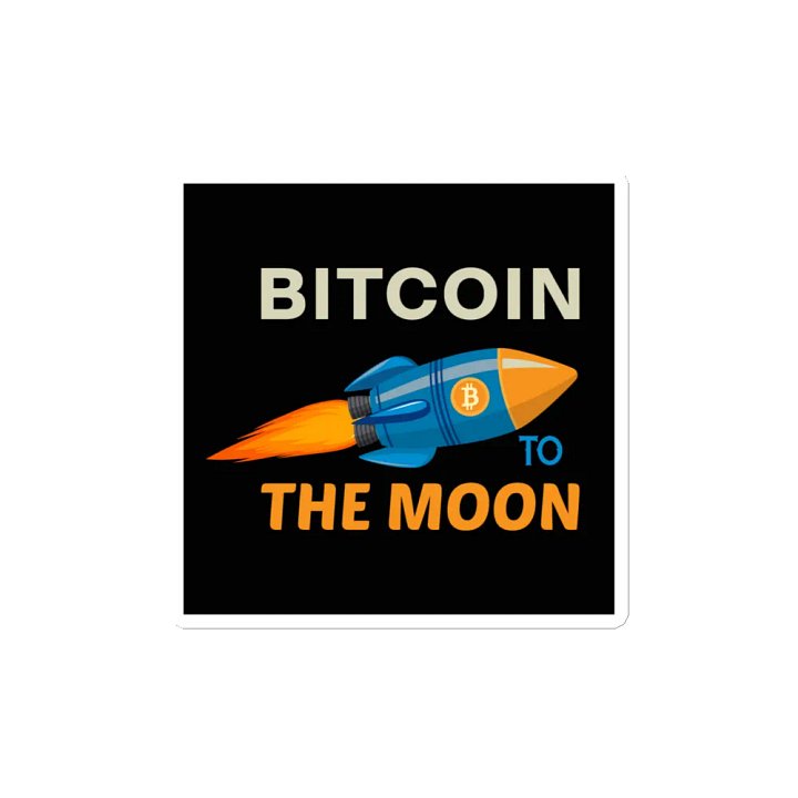 Bitcoin to the Moon Magnets product image (2)
