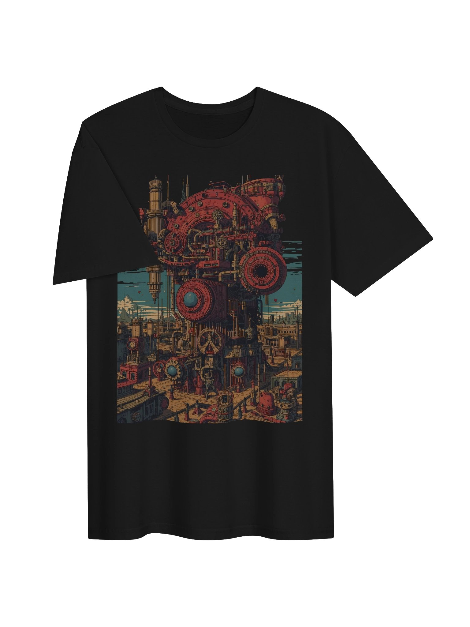 Retro-Futurist Machine City T-Shirt product image (6)