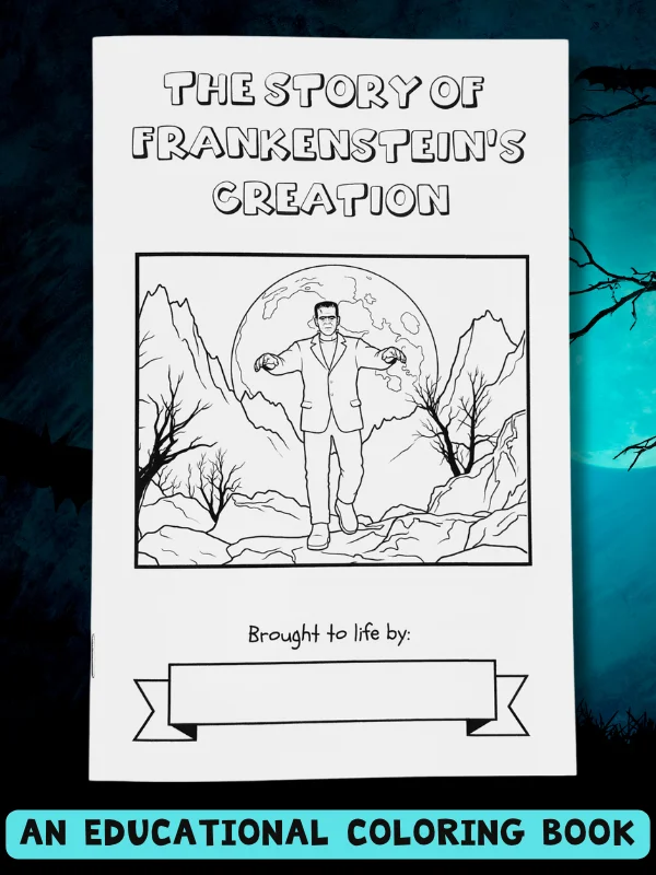 Frankenstein's Creation Coloring Book product image (1)