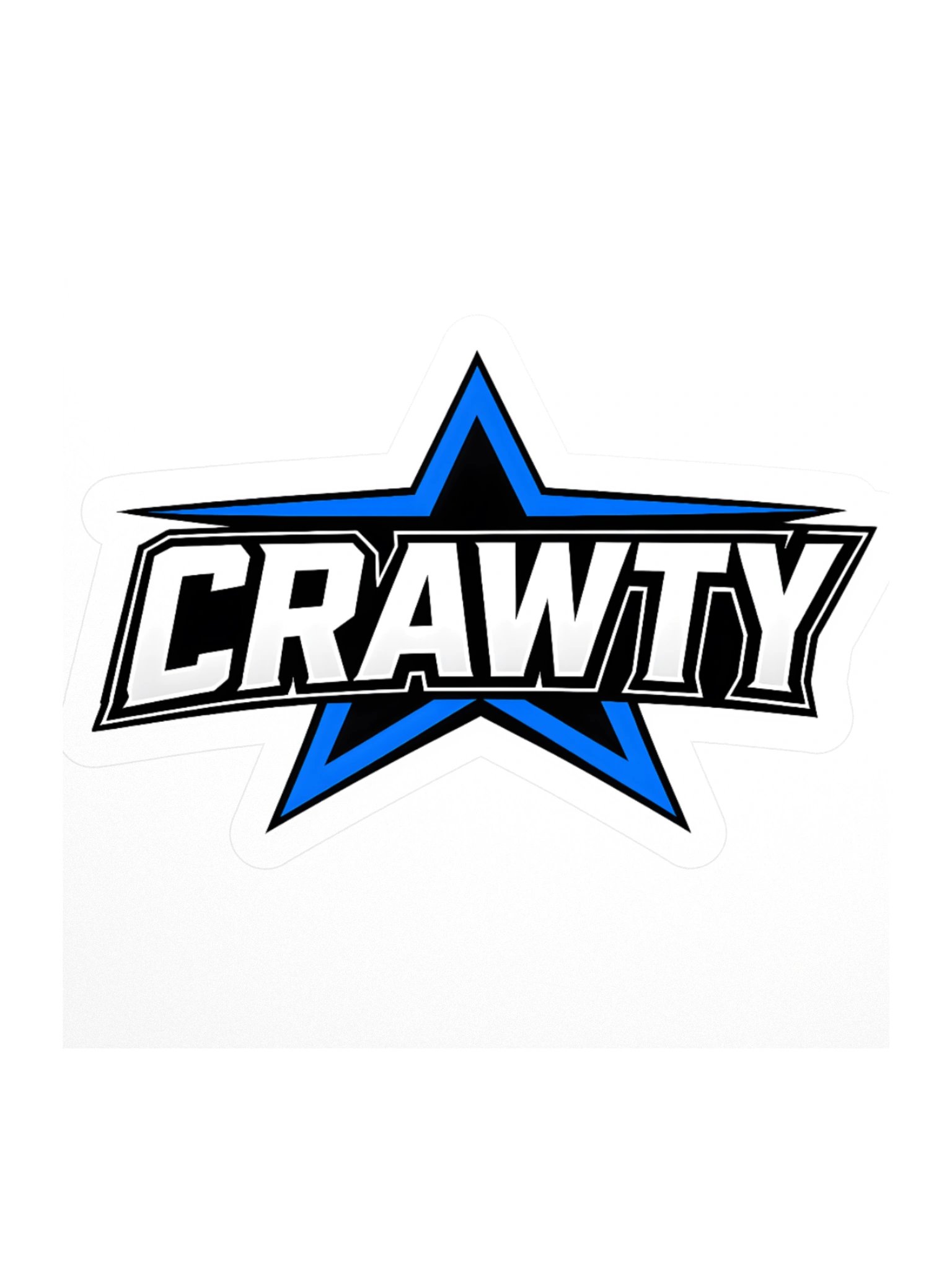 CRAWTY Logo Kiss Cut Sticker product image (1)