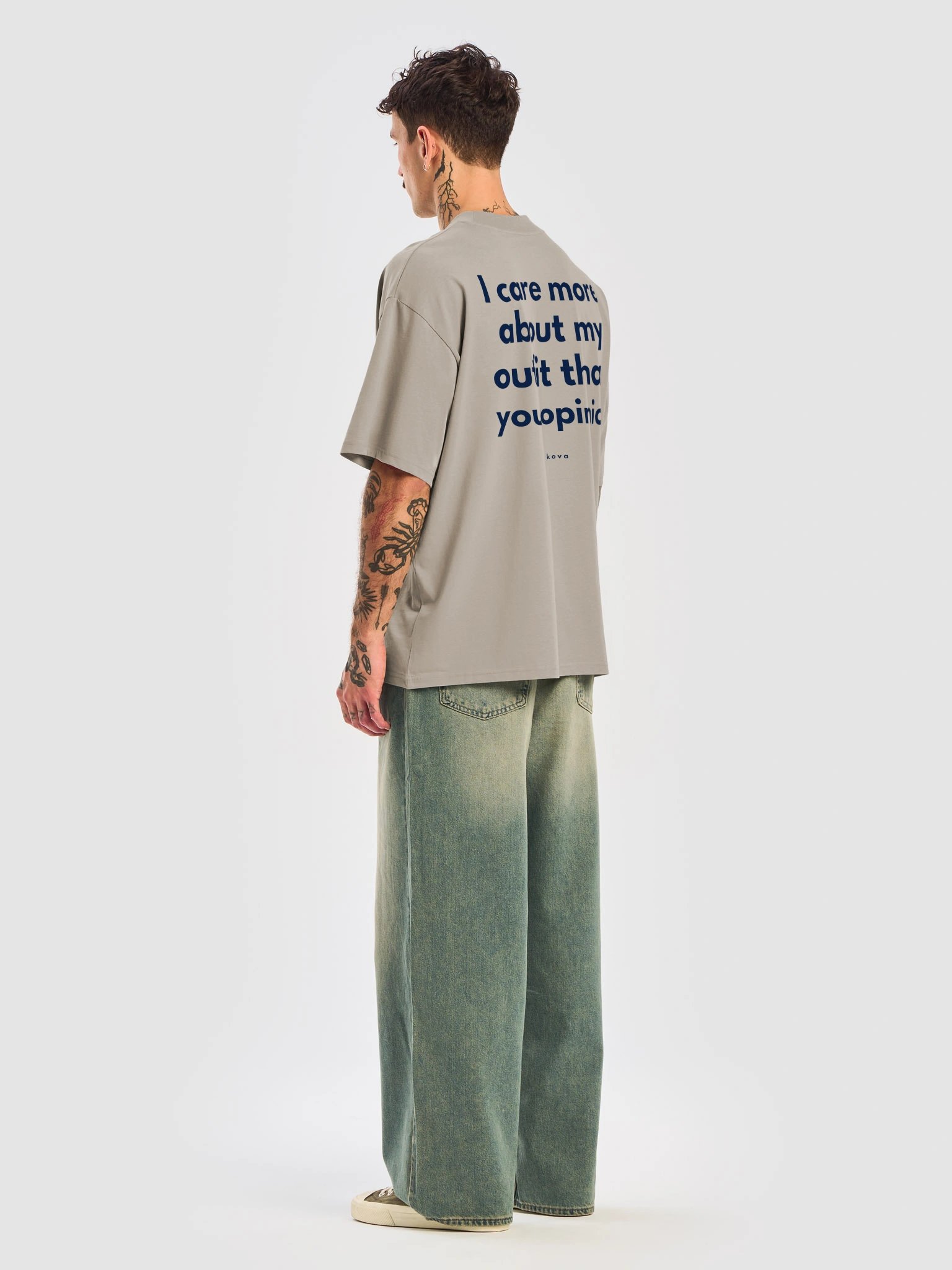 I Care More About My Outfit — Oversized Tee product image (4)