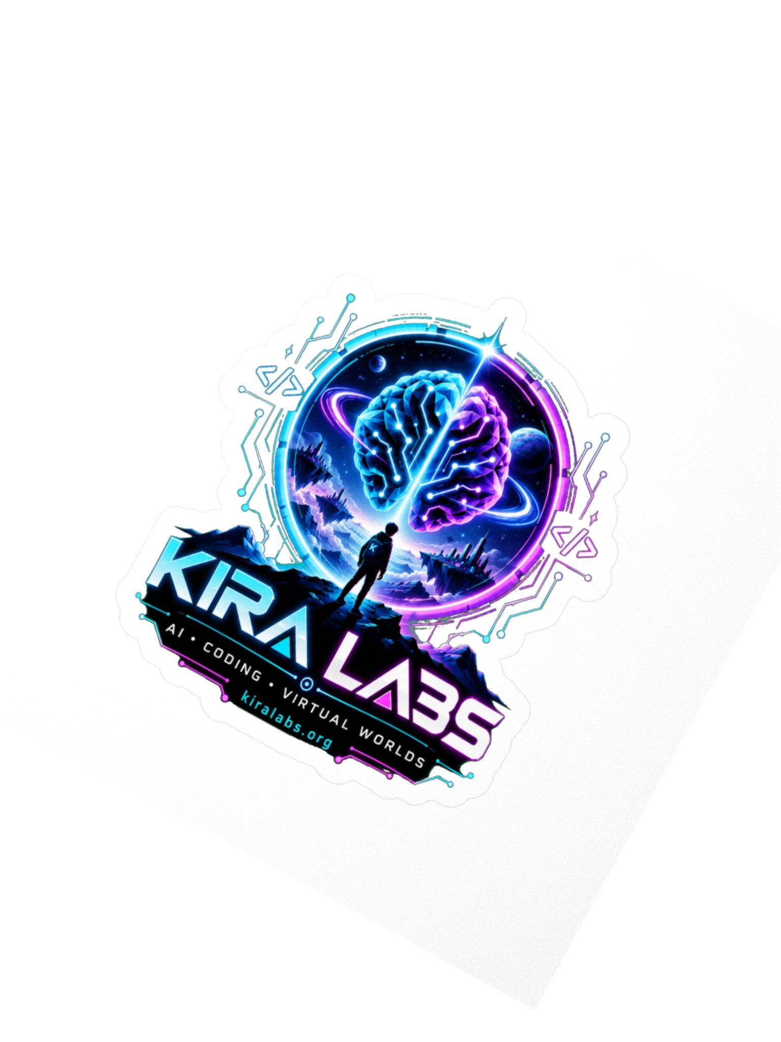Kira Labs AI Coding Virtual Worlds Sticker product image (4)