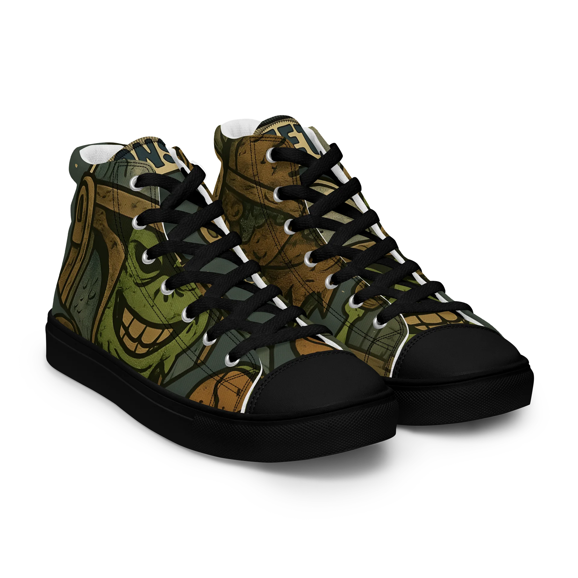 Zombie Warrior High Top Canvas Shoes product image (8)