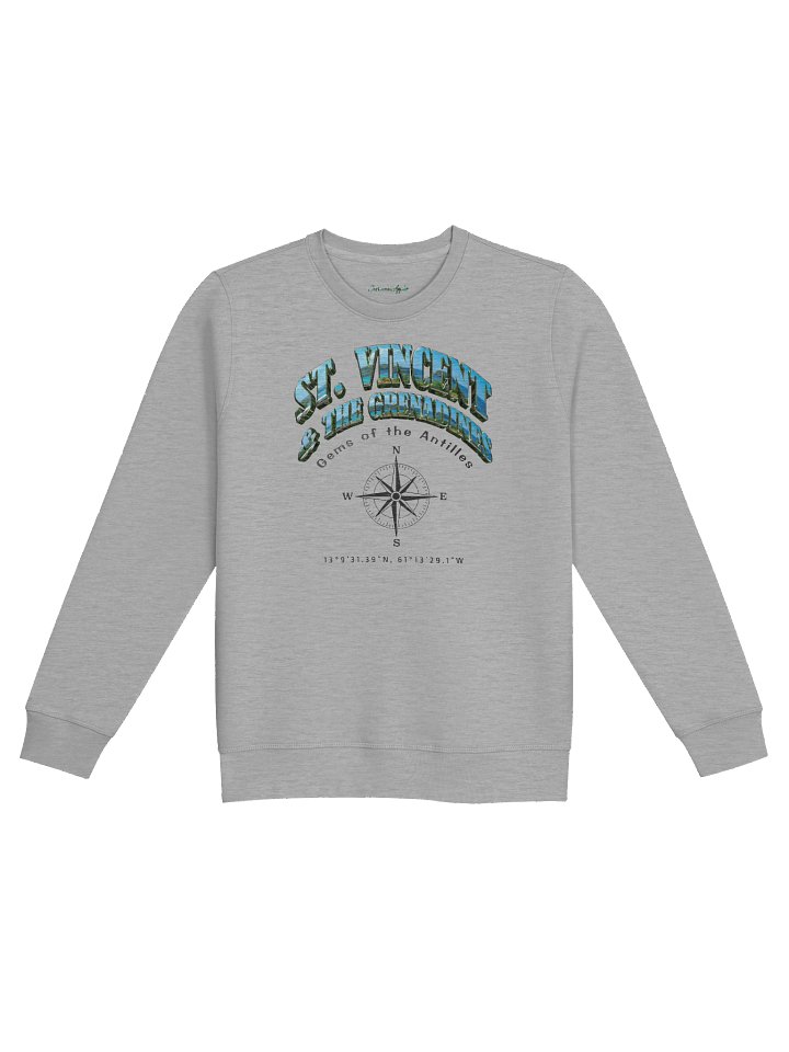 Compass - St. Vincent and the Grenadines - Vintage ALT | Unisex Organic Sweatshirt | 3 Colors product image (1)