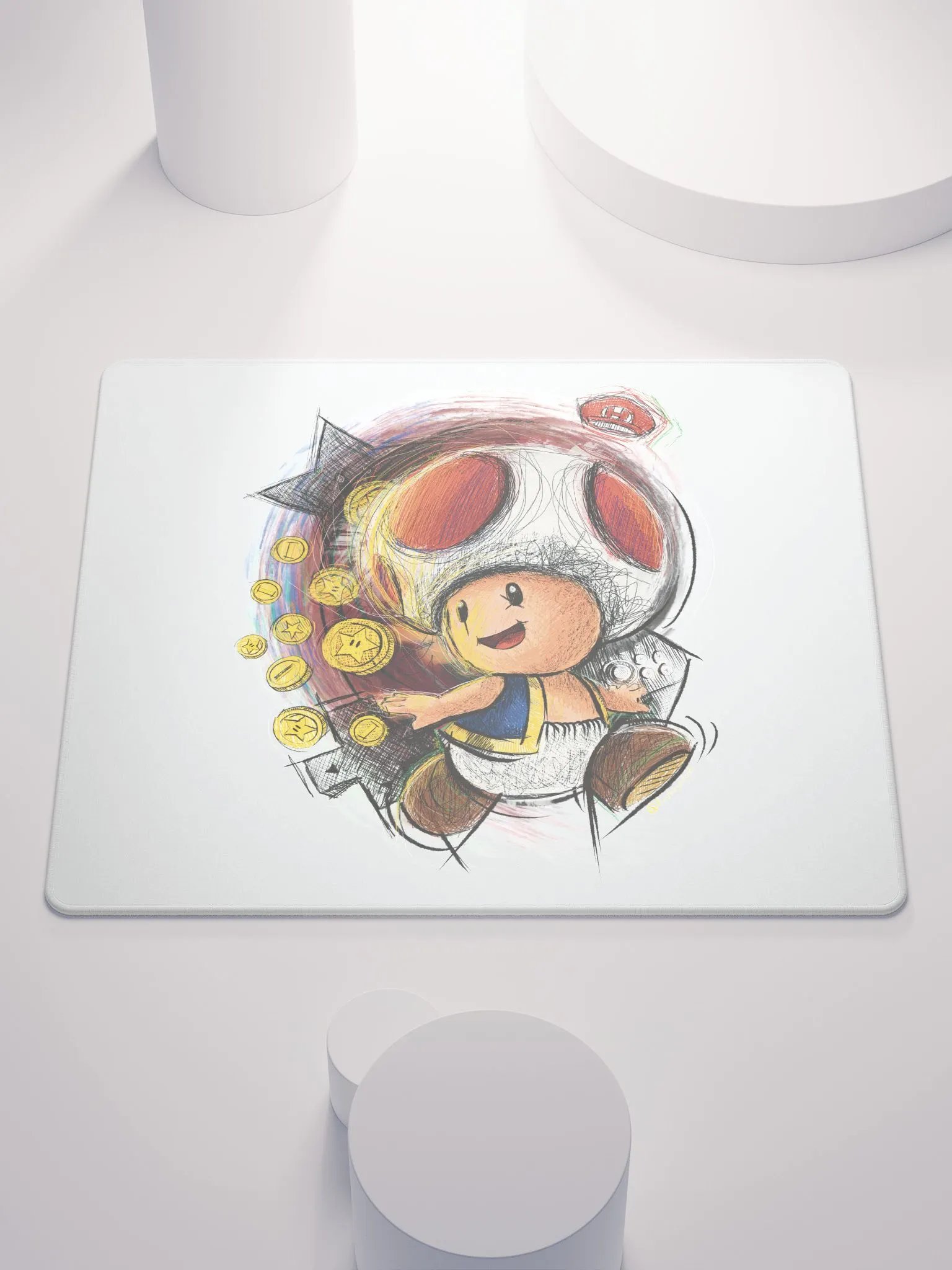 Toad by StephyJ Gaming Mouse Pad product image (1)