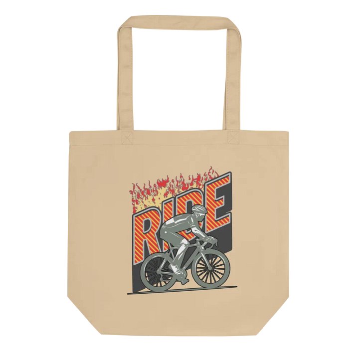 Ride Cycling Fiery Eco Tote Bag product image (1)