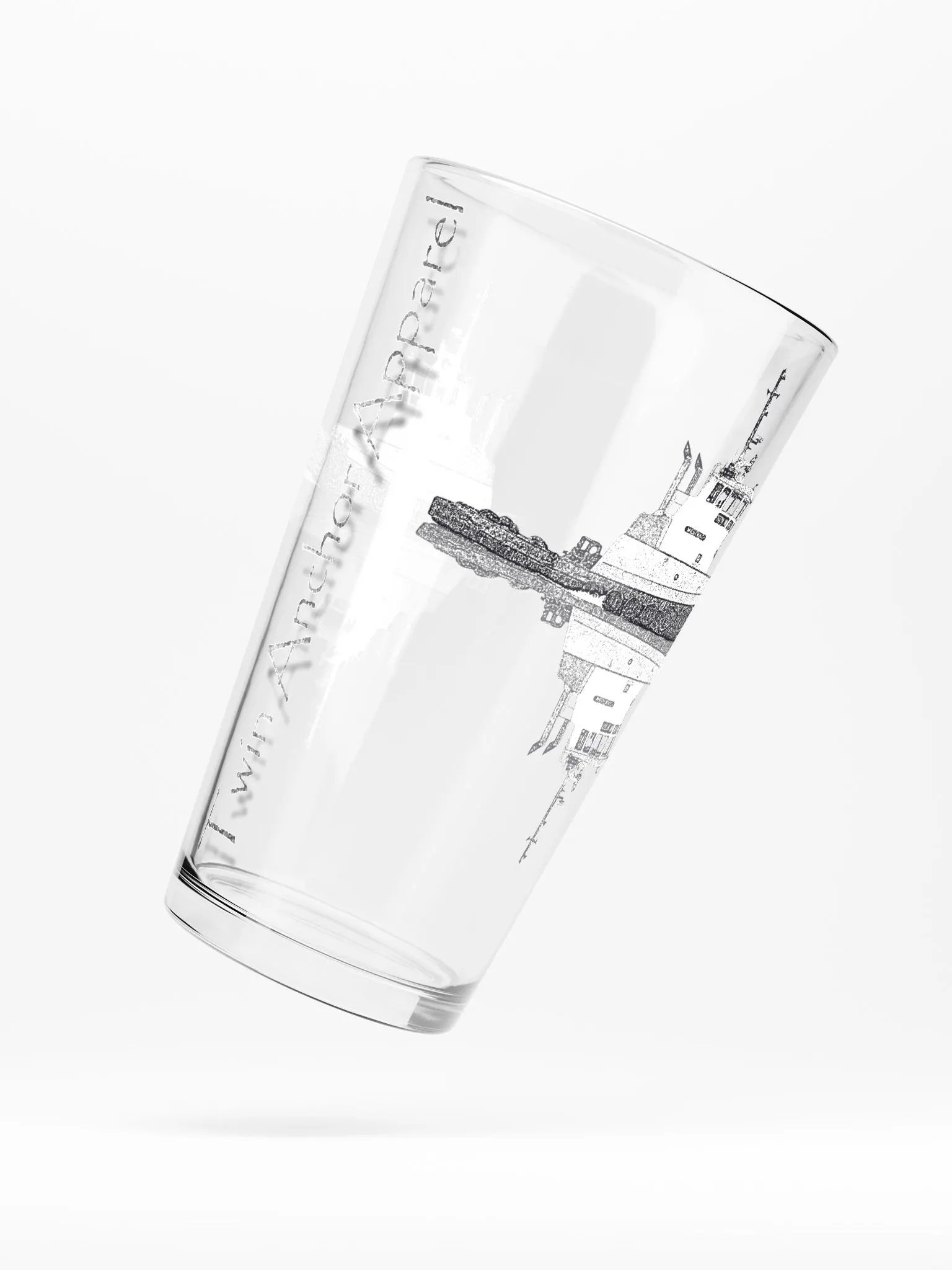 Westrac tug 16oz Pint Glass product image (5)